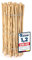 Garronda Gartenzaun zum Stecken aus Haselnüsse Zaun Garten Staketenzaun Beeteinfassung Holz Steckzaun Hochwertiger Gartenzaun für Ihren Garten GD-0079 (Lattenabstand: 7-8 cm, 90 cm x 500 cm)
