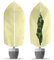 OFFCUP Winterschutz für Pflanzen 2 Stück 100 x 80cm Frostschutz Pflanzenabdeckungen 60g/m² mit Reißverschluss Zugband, Pflanzenschutz Winter für Baum Palmen Balkonpflanzen Haube