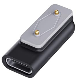 GETBSTOOP Chargeur de montre intelligente pour Samsung Fit 3, adaptateur de type C coudé à 90 °, convertisseur de câble de charge, adaptateur de charge à contact magnétique pour Samsung Fi