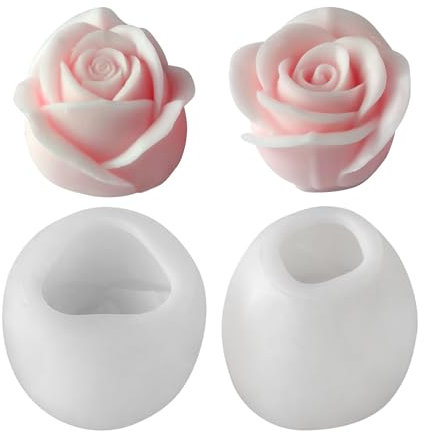 Silikonform für Blumen und Kerzen - Gießformen für Bastelarbeiten, Gips und Kunsthandwerk (Stil 9)