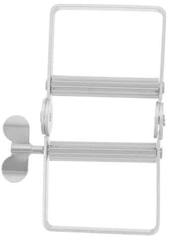Zahnpastatubenausdrücker 2stücke aus Aluminium und Eisen, Silber