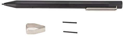 Stylet capacitif pour Pro 3 4 5 6 Go Book Laptop Studio, Stylet pour Tablette numérique avec capteur de Pression et Boutons intelligents pour Une écriture et Un Dessin préc (Noire)
