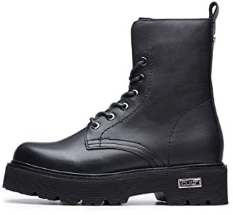 Cult Slash Mid 1814, Stivali da Combattimento Donna, Nero, 39 EU