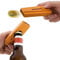homiki 1PCS Portable capuchon bière Décapsuleur et bouchon Lanceur Shoots avec Anneaux Porte-clés pour Fun (Orange)