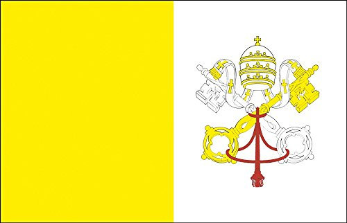 80183 Drapeau décoratif de la ville du Vatican 150 x 90 cm