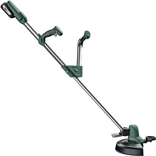 Bosch Grass Trimmer UniversalGrassCut 18-26 (1 battery, 18 Volt System, cutting diameter: 26cm, adjustable handles, in carton packaging)
