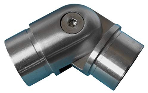 Gelenkverbinder 90°-180° für 33,7 x 2mm Rohr Handlauf Geländer