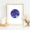 Din A4 Kunstdruck ohne Rahmen - Sternzeichen Horoskop Fische Pisces Astrologie Sterne Sternhimmel Sternbild Druck Poster Deko Bild