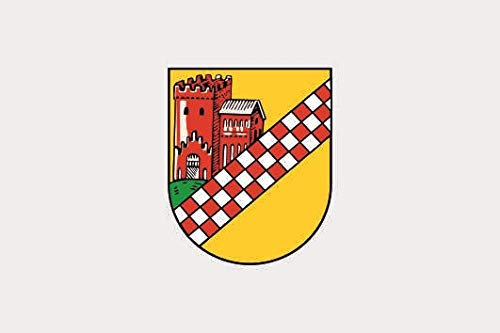 U24 Aufkleber Dortmund OT Hörde Flagge Fahne 8 x 5 cm Autoaufkleber Sticker