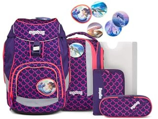 ergobag pack Set ergonomischer Schulrucksack, Set 6-teilig