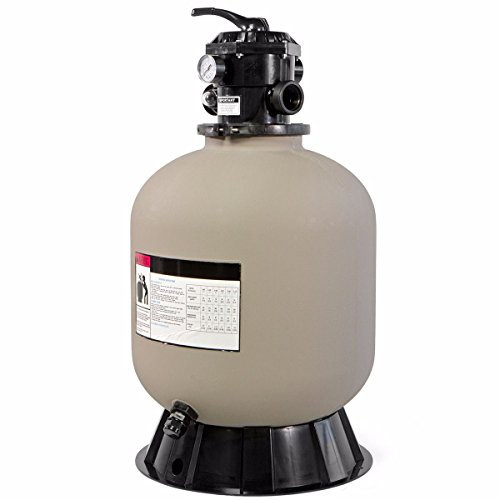 XtremepowerUS 81093 75140-V 19 InGround Sand Filter System for Swimming Pool up to 24,000 Gallons, Gray