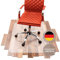 SCHMIEDWERK Bürostuhl Unterlage versch. Größen - Bodenschutzmatte für Schreibtischstuhl Antirutsch in milchweiß | Made in Germany (80x120cm)