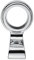 Large Cylinder Latch Pull - Night Latch Door Handle - 76 x 45mm- Polished Chrome | External Door Cylinder Night Latch Pull Handle - Flat Keyhole Rim Lock Outdoor Handle