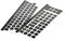 Lacerto® | 12x12mm - Deutsches Aufkleberset für PC & Laptop Tastaturen inkl. Zusatztasten & Ziffernblock | Farbe: Schwarz