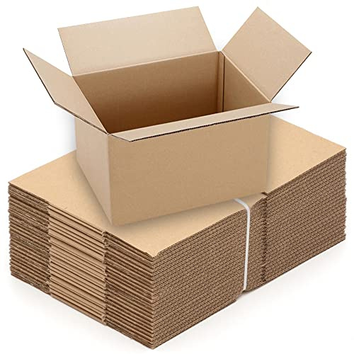 ARLI Faltkarton 200x150x90mm Karton 150 Stück braun 1 wellig rechteckig Versandkarton klein Faltkartons Paket 150x Versandkartons 200 x 150 x 90 mm (150)