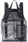 Mildbeer Strapazierfähiger, transparenter Netz-Rucksack mit Kordelzug für Fitnessstudio, Schwimmen, Strand, Sport, Pendeln, Reisen, Schwarz, Medium, Reiserucksäcke