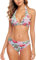 Aidotop Damen Bikini Set Triangel Badeanzug Strand Ties Zweiteiliger Bademode Bikinihose（17Pink,M）