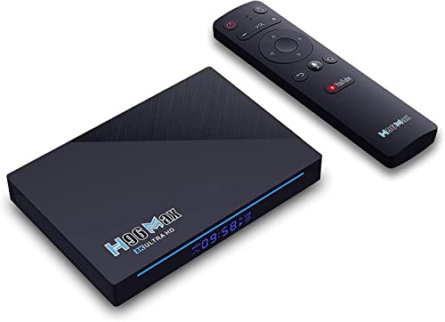 Android TV Box 11.0, Smart TV Box 8 Go De RAM 128 Go De ROM RK3566 Prise en Charge 8K/4K USB 3.0 2.4G 5G WiFi BT 4.0 avec Commande Vocale BT Gyroscope Contrôle À Distance,8gb+64gb