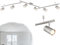 bmf-versand® Deckenstrahler 6 Flammig Schwenkbar - Deckenleuchte mit 6 Spots - Deckenlampe Wohnzimmer Modern - Strahler Küche Fassung GU10