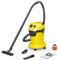 Nass- und Trockensauger KARCHER WD 3 P V-19/4/20 - Behälter aus Polypropylen 19 L - 1000 W (tragbare Steckdose)