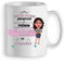 Mug/tasse AESH personnalisée avec un prénom - cadeau AESH personnalisé - modèle1 AESH meilleur de l'univers