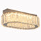 Vinilky Lámpara de Techo de Cristal, 3 Colores Regulable Moderno Empotrable de Cristal LED Accesorio de Iluminación para Sala de Estar, Comedor, Dormitorio, Cocina, Pasillo(Sin Mando a Distancia)