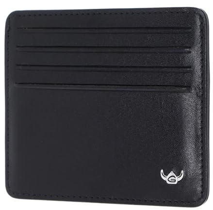 Golden Head Leder Kartenhalter Colorado RFID Protect Kartenetui 4440 Schwarz