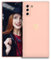 POUHYE Cover per Samsung Galaxy Note 10 Custodia Originale, Gomma Gel di Silicone Liquida Cover con Protezione Fotocamera, Morbida Sottile e Antiurto AntiGraffio Case con Motivo a Amore Cuore Rosa