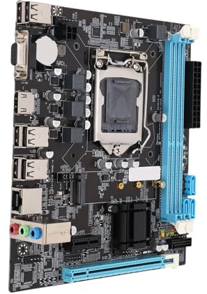 Placa base de escritorio, CPU LGA 1155 de segunda generación, ranura de doble canal DDR3 con alimentación de 3 fases, salida VGA HD, placa base Micro ATX para juegos