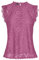 PIECES Pcolline SL Lace Top Noos BC Encaje, Ibis Rose, M para Mujer