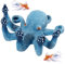 HyzaPhix Oktopus Aquarium Ornamente Fischtank Dekoration Künstlicher Harz Tintenfisch Figur Ozean Tiere Figuren für Home Deko, Tischdeko, Geschenk, Leuchtet im Dunkeln (Oktopus)