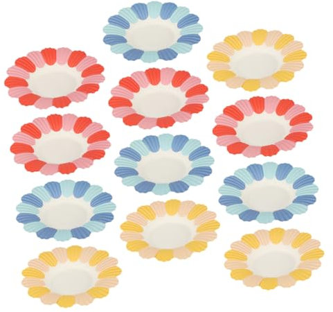 PRETYZOOM 150 Pezzi Piatto Di Carta a Fiori Piatti Di Carta a Fiori Piatti Di Carta Con Fiori Di Margherite Piatti Floreali Per Feste Piatti Di Carta Per Bambino I Fiori Forniture Per Feste