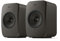 KEF LSX II LT Wireless Bookshelf Speakers, Graphite Grey | Music | TV & Home Cinema | Gaming | HDMI ARC | USB-C | Bluetooth | AirPlay 2 | Chromecast | Spotify