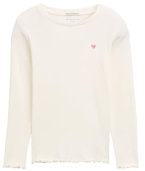 Tom Tailor Mädchen Kinder Basic Langarmshirt mit Rippstruktur