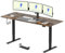 FLEXISPOT 200 * 80cm Electric Standing Desk Adjustable Standing Desk Sit Stand Up Desk Computer Desk with Hook Memory Function for Office and Home (Rustic brown+Black)
