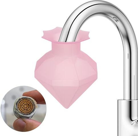 HOMER Disincrostante per rubinetto, per rimuovere il calcare, per rubinetti/rubinetti, stile diamante, 3,5 cm
