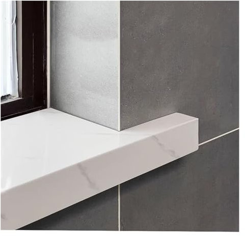 Fensterbank Fensterbank-Kanten-/Leistenschutz-Schutz, Fensterbank-Abdeckung, Fliesen-Finish mit Nase für Wohnzimmer/Hotel/Veranda, wasserdichte Fensterbank-Platten-Dekorationen ( Color : 2#W 10cm/3.9i