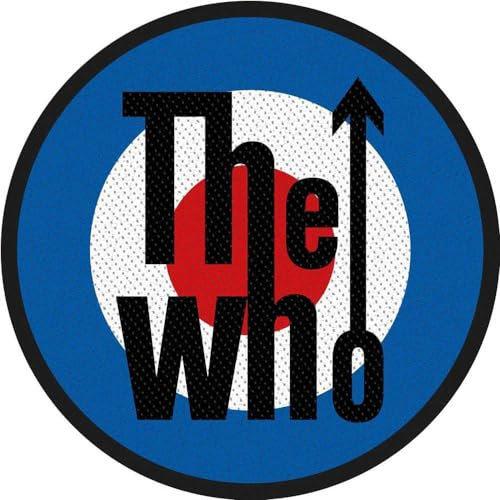 The Who Woven Patch Target Nouveau Officiel Noir