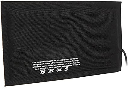 ZAICOLER Reptile Heat Pad, Reptile Heating Pad Hermit Crab Heating Pad USB Heat Pad Constant Temperature Without Switch for Reptiles Lizards Amphibians Turtles (Small size 20 * 10cm