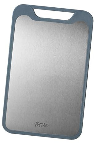 Tabla de cortar para carne - Tabla de encimera de acero inoxidable, Tabla de cortar de pechuga multiusos | Tabla de cortar de encimera de acero inoxidable de primera calidad con diseño antideslizante