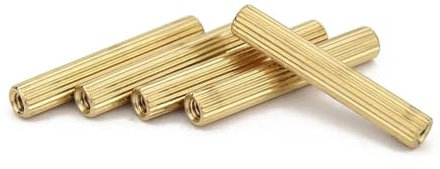 KSeSii M2 latón macho hembra separador Pilar montaje roscado placa base PC ordenador espaciador redondo perno hueco tornillo tuerca larga(34mm (20pcs))