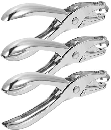 DIYEAH 3stücke Büro Locher Papierlocher Einlocher Tragbar Für Junge Mädchen Kartenstanzer Haushalt Bürozubehör DIY-projekte