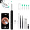 Miluna Pro Ohrenreiniger, Miluna Ohrenreiniger mit 1080P HD WiFi Kamera, IP67 Wasserdicht Ohrklar mit 6 LEDs, Ohrenschmalz Entferner Otoskop für iPhone, iPad und Android-Smartphones