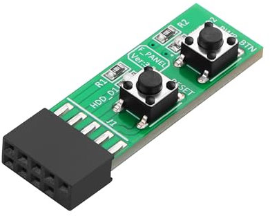 SinLoon 9Pin Reset/Power ON/Off Switch Board Adapter Test for Desktop PC Motherboard