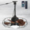 LED Deckenventilator mit Beleuchtung und Fernbedienung IP65 Wasserdicht Outdoor Ventilator Deckenlampe Dimmbar Retro Ventilator Lampe Leise 6 Geschwindigkeiten Lüfter Licht für Schlafzimmer Wohnzimmer