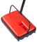 VEVOR Barredora de Alfombras Manual Barredora de Pisos con Depósito de 300 ml Fácil de Vaciar Ancho de Limpieza de 17 cm para Alfombras de Oficina en Casa, Polvo de Pelo de Mascotas, Color Rojo