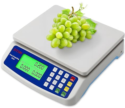 SOONHUA Küchenwaage digita 40kg Lebensmittelwaage | Große LCD-Produktwaage mit Tara-Funktion für Delikatessen, Bauernstand und Markt. Kapazität bis 40kg