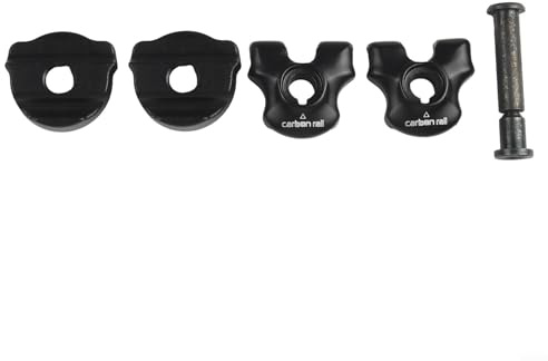 7 x 9 mm ovale und 7 x 7 mm runde Sattelstützenklemme für Fahrradsattelschienen aus Carbon und Stahl für sichere Positionierung der Sattelstütze (7 x 9 mm)