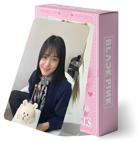 IEBTAWN 55 Pièces Blackpink, Carte Kpop, Lomo Card, Photocards Bp, Cartes Photo Born Pink, Images régulièrement mises à jour, peuvent différer.