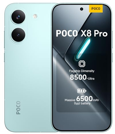 POCO X8 Pro, Smartphone 12+512GB, Verde, Dimensity 8500-Ultra
